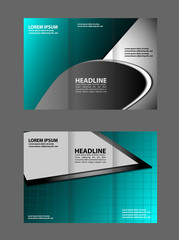 tri fold business brochure template
