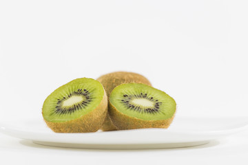 Fresh Kiwi Fruit in Half