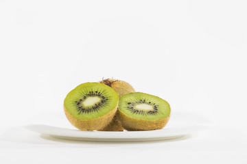 Fresh Kiwi Fruit in Half