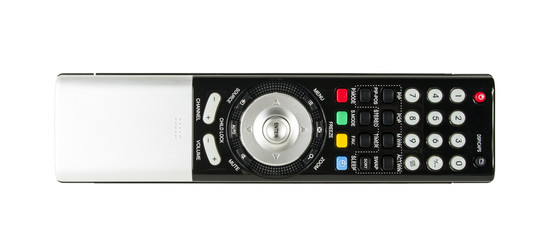 Fototapeta na wymiar TV remote control isolated