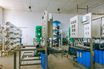 installation of industrial membrane devices