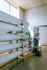 installation of industrial membrane devices