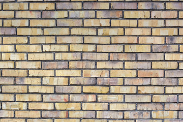 Wall of very old brick