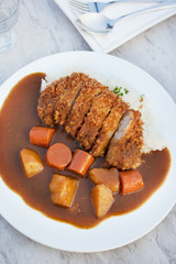  japanese tonkatsu pork curry rice