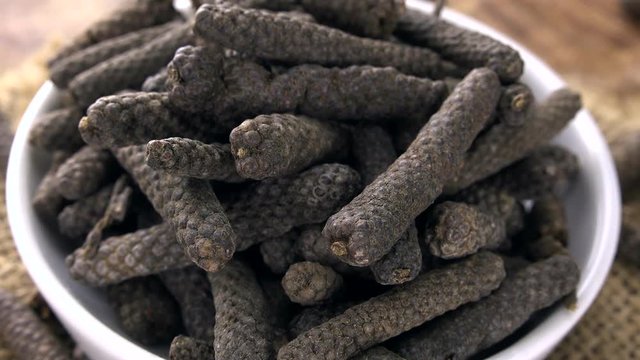 Long Pepper as seamless loopable 4K UHD footage