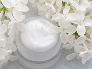 natural cosmetics, fresh as spring flowers
