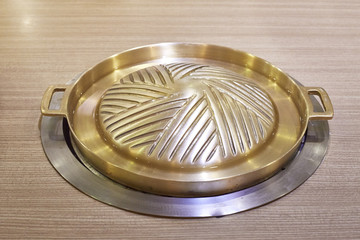 brass grilling pan for  BBQ