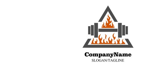 Fototapeta premium Fitness & Gym logo icon vector