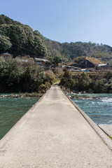 高知県四万十町　第二三島沈下橋