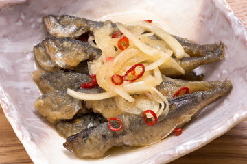 小アジの南蛮漬け