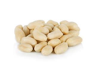 peanut on white background