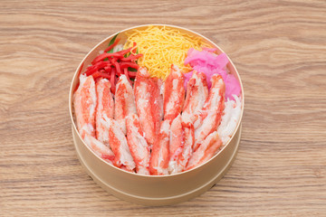 ズワイガニの海鮮弁当
タイトル変更