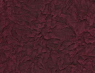 Wrinkled burgundy fabric