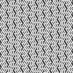 Fototapeta premium Seamless pattern of intersecting braided strips. Abstract Celtic ornament texture. Fashion geometric background for web or printing design. Swatches are attached.