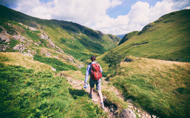 Naklejka na ściany i meble Walking in the Lake District
