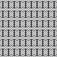 Seamless pattern of intersecting braided strips. Abstract Celtic ornament texture. Fashion geometric background for web or printing design. Swatches are attached.