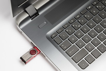 Keypad of a notebook and usb drive