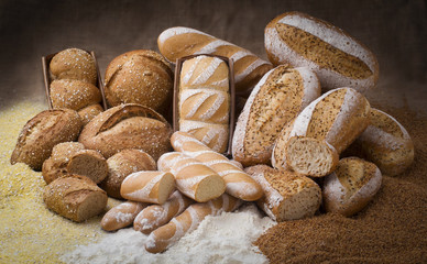 Bodegon de pan artesanal