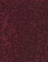 Wrinkled burgundy fabric