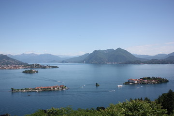 View to Lake Maggiore, Piedmont Italy