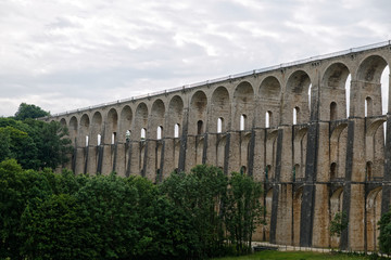 Fototapeta premium Viaduc de Chaumont sur Marne, Haute-Marne, France
