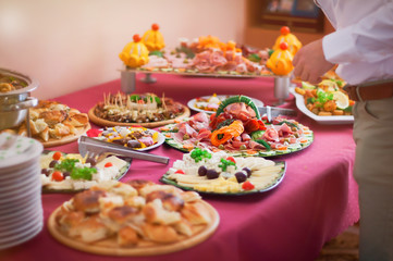 Catering food