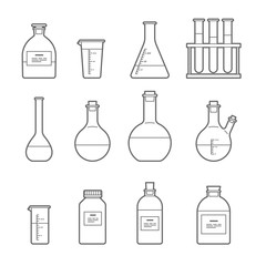 chemical glassware icon