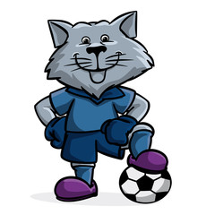 The wolf soccer player