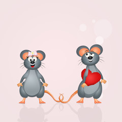 mice in love