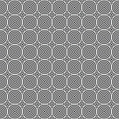 Seamless Abstract Circles Geometric Pattern