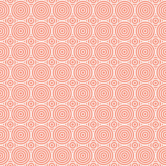 Seamless Geometric Abstract Circles Pattern