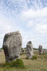 Dolmen en Carnac, Bretagne, Francia