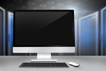 Fototapeta premium Composite image of computer screen