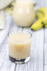 Fresh made Banana Juice