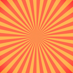 Red and yellow sunburst pattern background