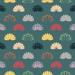 lotus wallpaper blue