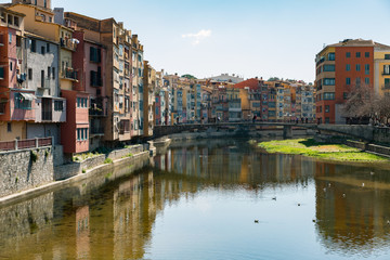 Naklejka na ściany i meble Old Town of Girona