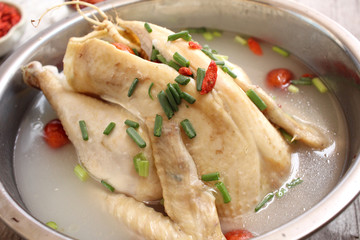 Ginseng chicken soup korean food