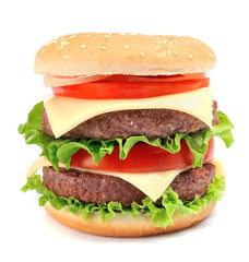 Hamburger isolated
