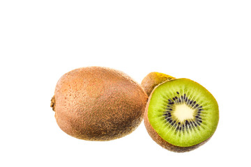 Obraz premium Kiwi fruit isolated on white background