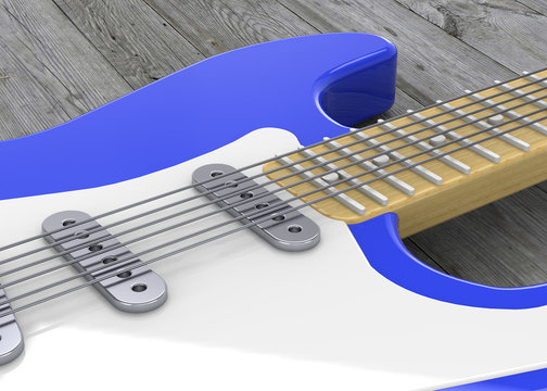 Electric Guitar - 3D