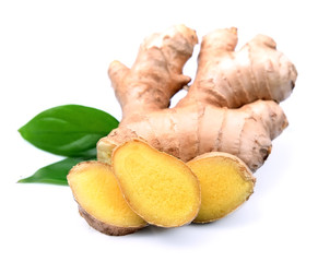 Ginger root in isolated
