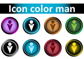 Clipart icon color man