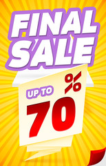 Final sale banner