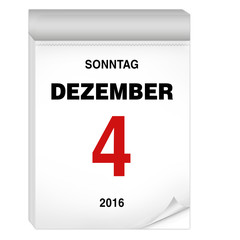 4 Dezember Kalender