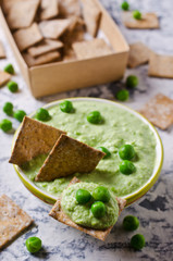 Pea green dip