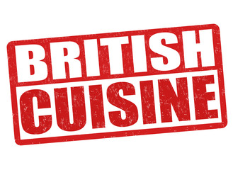 British cuisine stamp