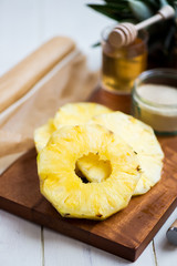 Ingredients for Homemade Honey-glazed Pineapple Tarts