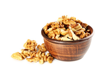 Walnut isolated on a white background