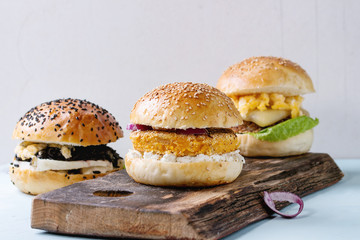 Homemade veggie burger